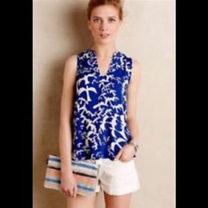 Anthropologie Maeve Seagull tank